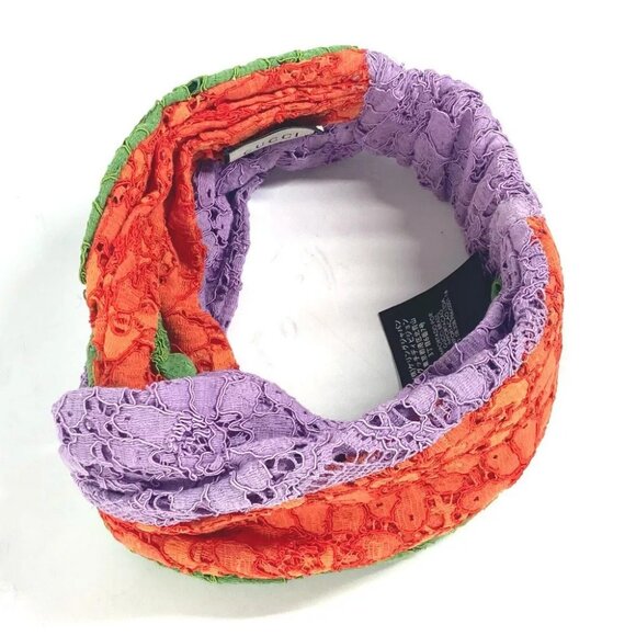 GUCCI 499711 lace flower Turban headband headband hair accessory hair band main image 4